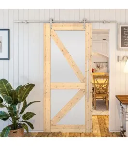 Glasschiebetür PIPE-LINE - Country Astkiefer Model 43