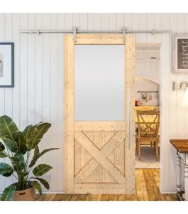 Glasschiebetür PIPE-LINE - Country Astkiefer Model 54