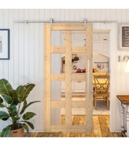 Glasschiebetür PIPE-LINE - Country Astkiefer Model 61