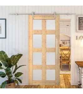 Glasschiebetür PIPE-LINE - Country Astkiefer Model 65