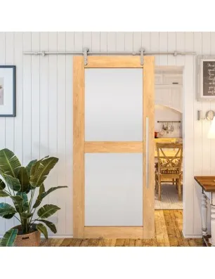 Glasschiebetür PIPE-LINE - Country Sonoma Eiche Model 23