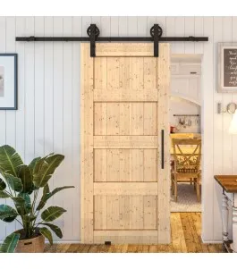 Glasschiebetür BARN-LINE - Country Astkiefer Model 30