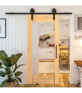 Glasschiebetür BARN-LINE - Country Sonoma Eiche Model 11