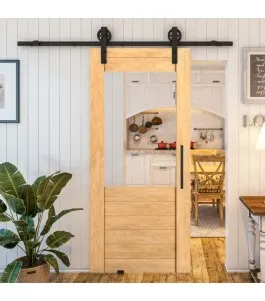 Glasschiebetür BARN-LINE - Country Sonoma Eiche Model 12