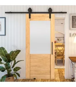 Glasschiebetür BARN-LINE - Country Sonoma Eiche Model 14