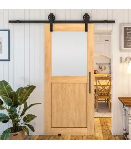 Glasschiebetür BARN-LINE - Country Sonoma Eiche Model 24