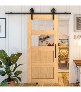 Glasschiebetür BARN-LINE - Country Sonoma Eiche Model 33