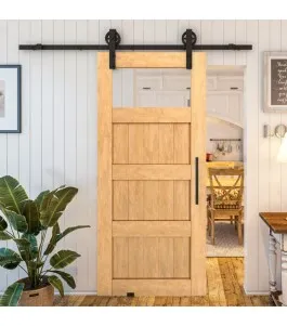 Glasschiebetür BARN-LINE - Country Sonoma Eiche Model 34