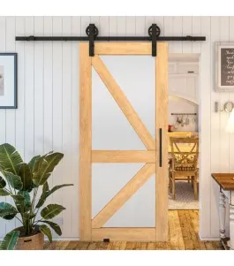 Glasschiebetür BARN-LINE - Country Sonoma Eiche Model 43