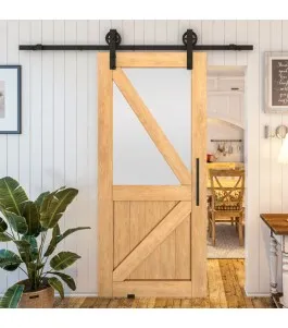 Glasschiebetür BARN-LINE - Country Sonoma Eiche Model 44