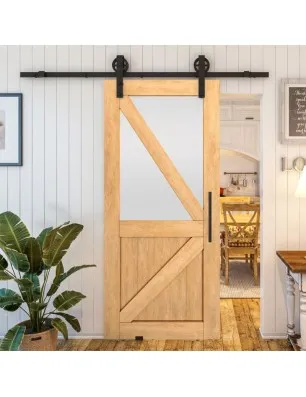 Glasschiebetür BARN-LINE - Country Sonoma Eiche Model 44