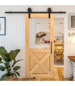 Glasschiebetür BARN-LINE - Country Sonoma Eiche Model 52