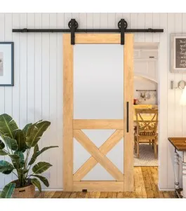 Glasschiebetür BARN-LINE - Country Sonoma Eiche Model 53