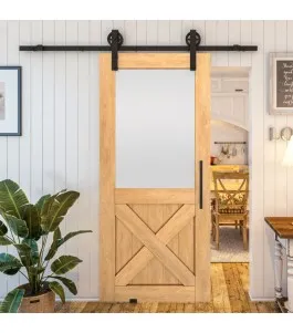 Glasschiebetür BARN-LINE - Country Sonoma Eiche Model 54