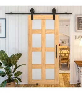 Glasschiebetür BARN-LINE - Country Sonoma Eiche Model 64
