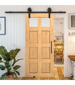 Glasschiebetür BARN-LINE - Country Sonoma Eiche Model 66