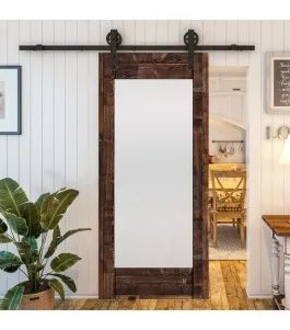 Glasschiebetür BARN-LINE - Country Altholz Astig Model 13