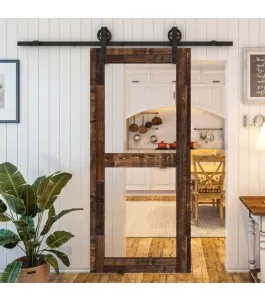 Glasschiebetür BARN-LINE - Country Altholz Astig Model 22