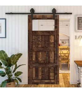 Glasschiebetür BARN-LINE - Country Altholz Astig Model 31