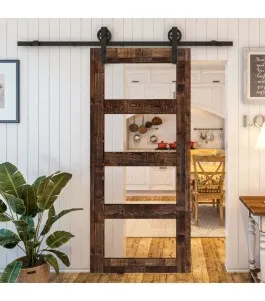Glasschiebetür BARN-LINE - Country Altholz Astig Model 34