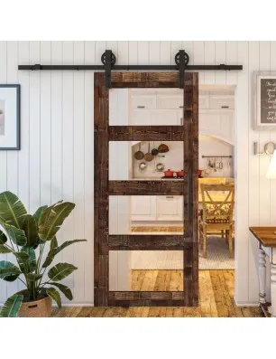 Glasschiebetür BARN-LINE - Country Altholz Astig Model 34
