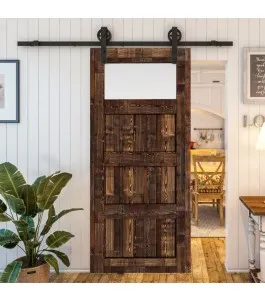 Glasschiebetür BARN-LINE - Country Altholz Astig Model 35