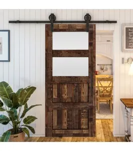 Glasschiebetür BARN-LINE - Country Altholz Astig Model 36