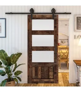 Glasschiebetür BARN-LINE - Country Altholz Astig Model 37