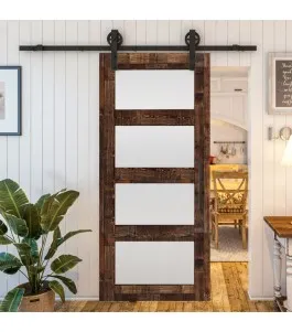 Glasschiebetür BARN-LINE - Country Altholz Astig Model 38
