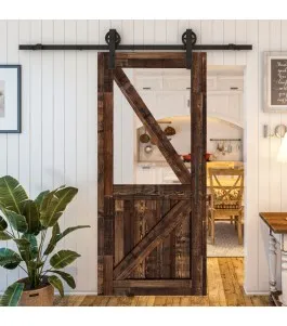 Glasschiebetür BARN-LINE - Country Altholz Astig Model 41