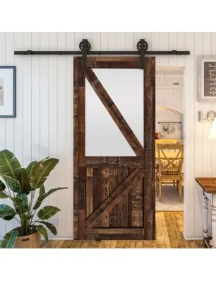 Glasschiebetür BARN-LINE - Country Altholz Astig Model 43