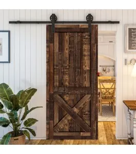 Glasschiebetür BARN-LINE - Country Altholz Astig Model 50