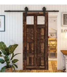 Glasschiebetür BARN-LINE - Country Altholz Astig Model 61