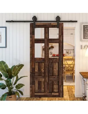 Glasschiebetür BARN-LINE - Country Altholz Astig Model 62