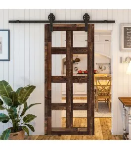 Glasschiebetür BARN-LINE - Country Altholz Astig Model 63