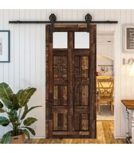 Glasschiebetür BARN-LINE - Country Altholz Astig Model 64