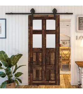 Glasschiebetür BARN-LINE - Country Altholz Astig Model 65