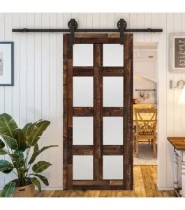Glasschiebetür BARN-LINE - Country Altholz Astig Model 66