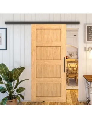 Glasschiebetür BLACK-LINE - Country Sonoma Eiche Model 30