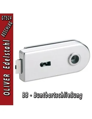 Glastürbeschlag OLIVER - Edelstahl