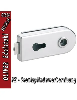 Glastürbeschlag OLIVER - Edelstahl