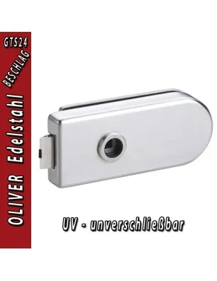 Glastürbeschlag OLIVER - Edelstahl