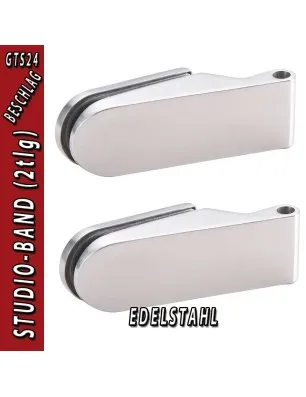 Glastürbeschlag OLIVER - Edelstahl