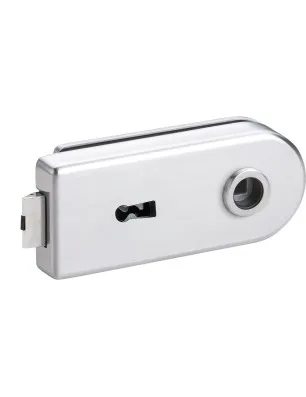 Glastürbeschlag OLIVER - Edelstahlfarbig