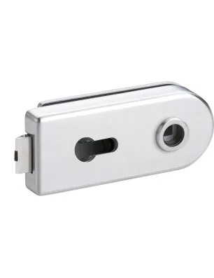 Glastürbeschlag OLIVER - Edelstahlfarbig