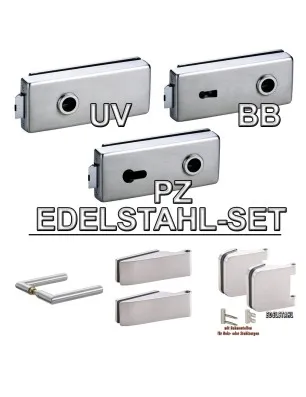 Glastürbeschlag DANIEL- Edelstahl