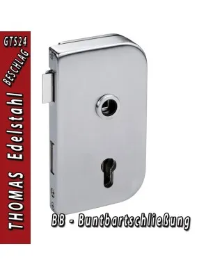 Glastürbeschlag Thomas - Edelstahl