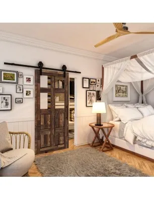 Glasschiebetür BARN-LINE - Country Altholz Astig Model 62