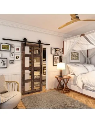 Glasschiebetür BARN-LINE - Country Altholz Astig Model 63