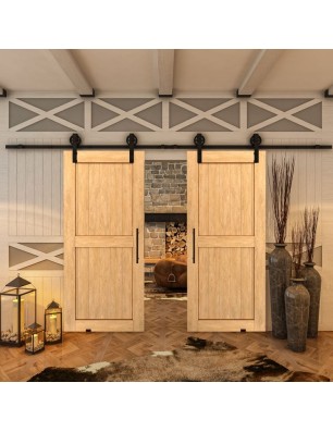 Glasschiebetür BARN-LINE - Country Sonoma Eiche Model 20